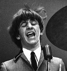 Ringo Starr on the Ed Sullivan Show in 1964